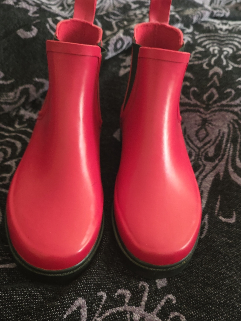 Polo by Ralph Lauren Bright Red Chelsea Rain Boots